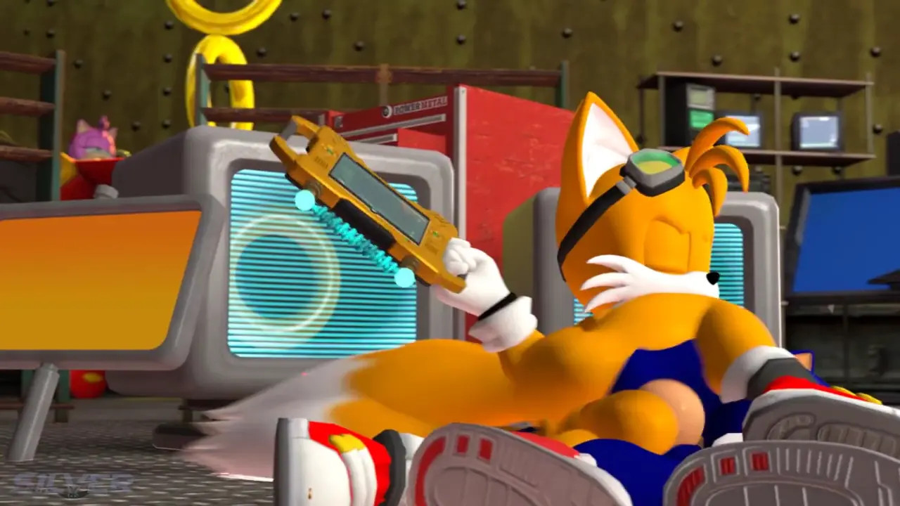 Tails Filling Sonic