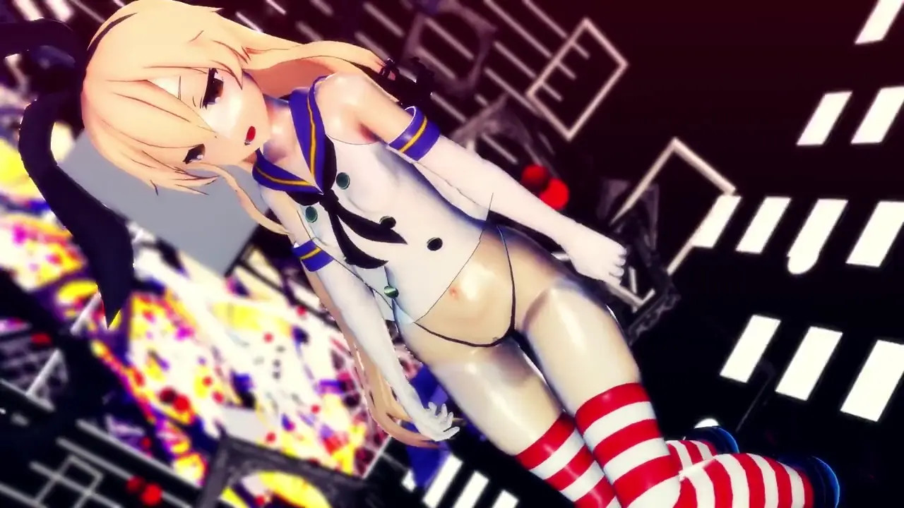 Shimakaze - ILLELLA [MMD R18] Hamselvish