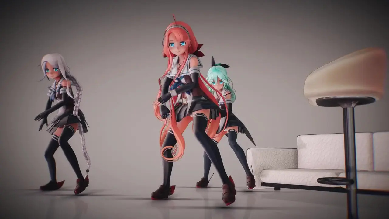 Kantai Dance WAVE (000MMD)
