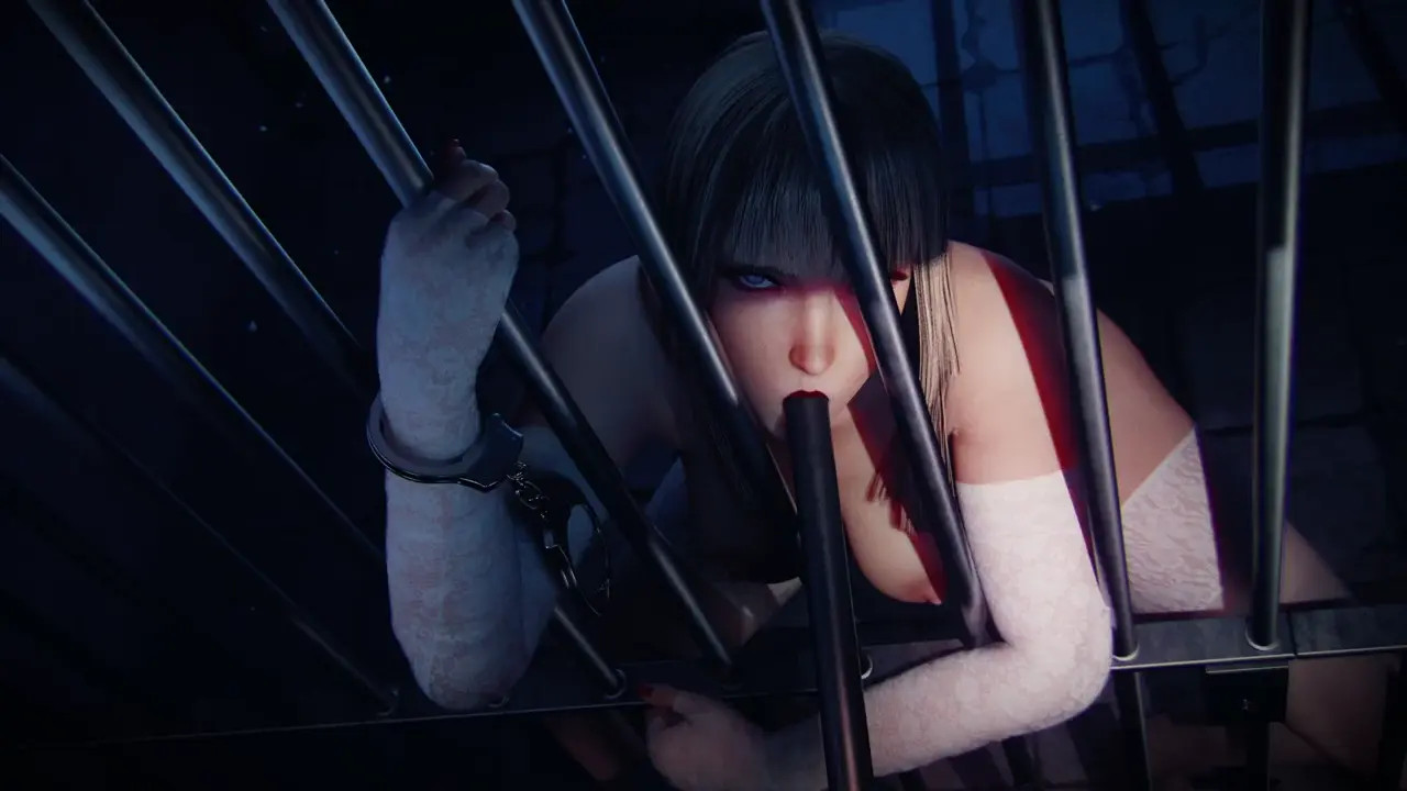 Lili - Horny Jail Black lace (sound)