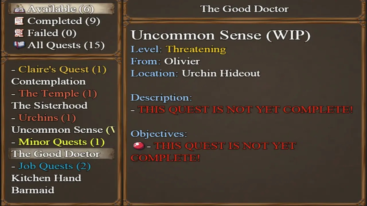 Claire's Quest v0.27.2 - 5 No Commentary