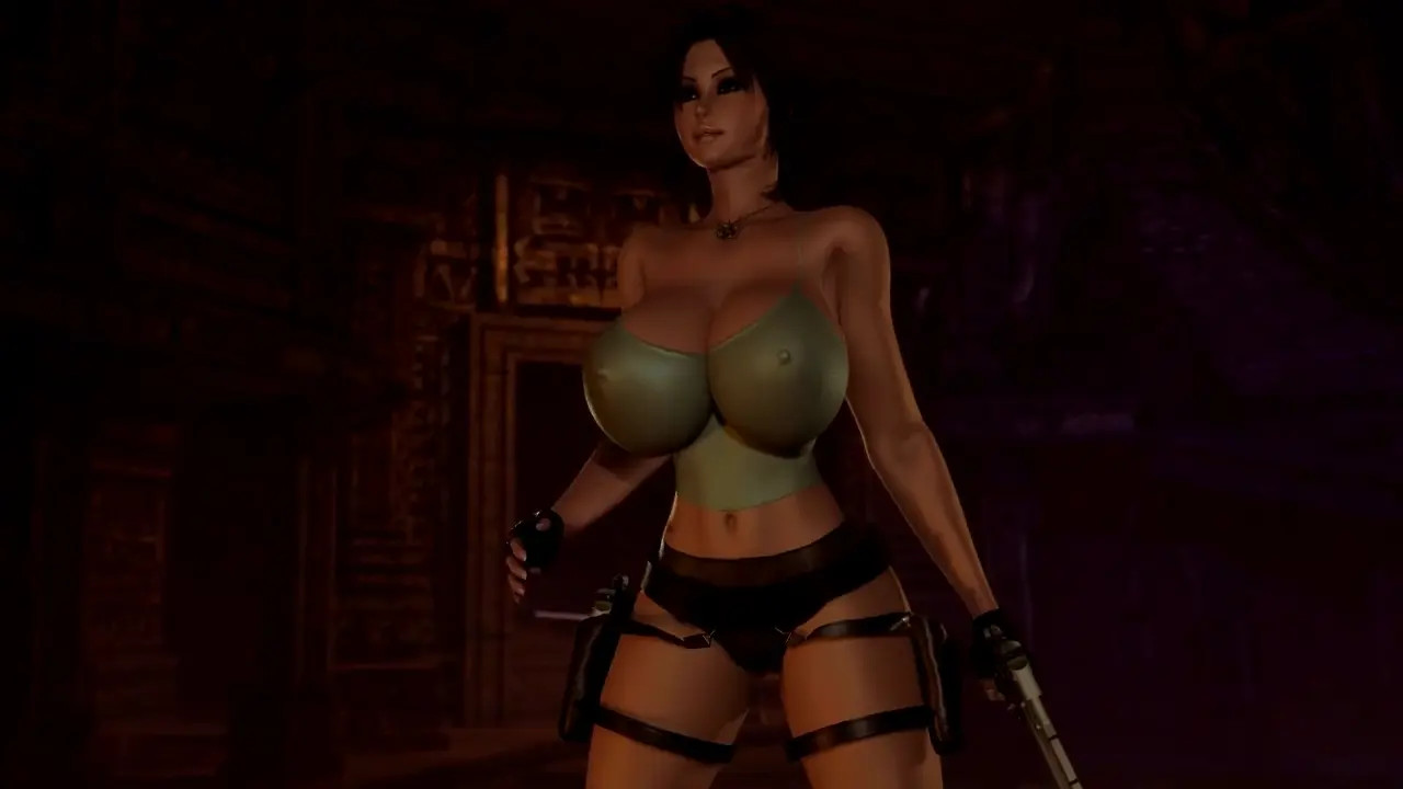 Lara With 2 Monsters