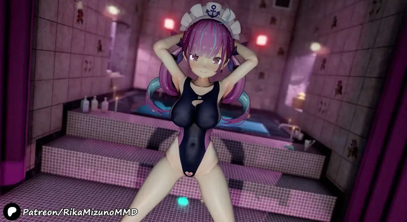 Shaking dance 2 - Minato Aqua (Swimsuit)