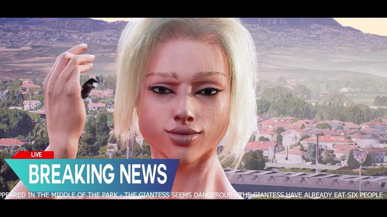 Giantess Sofia Rampage pt1