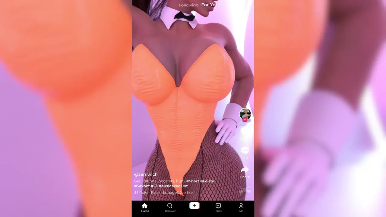 Lexxx's TikTok Bunny Dance! - Poker Face