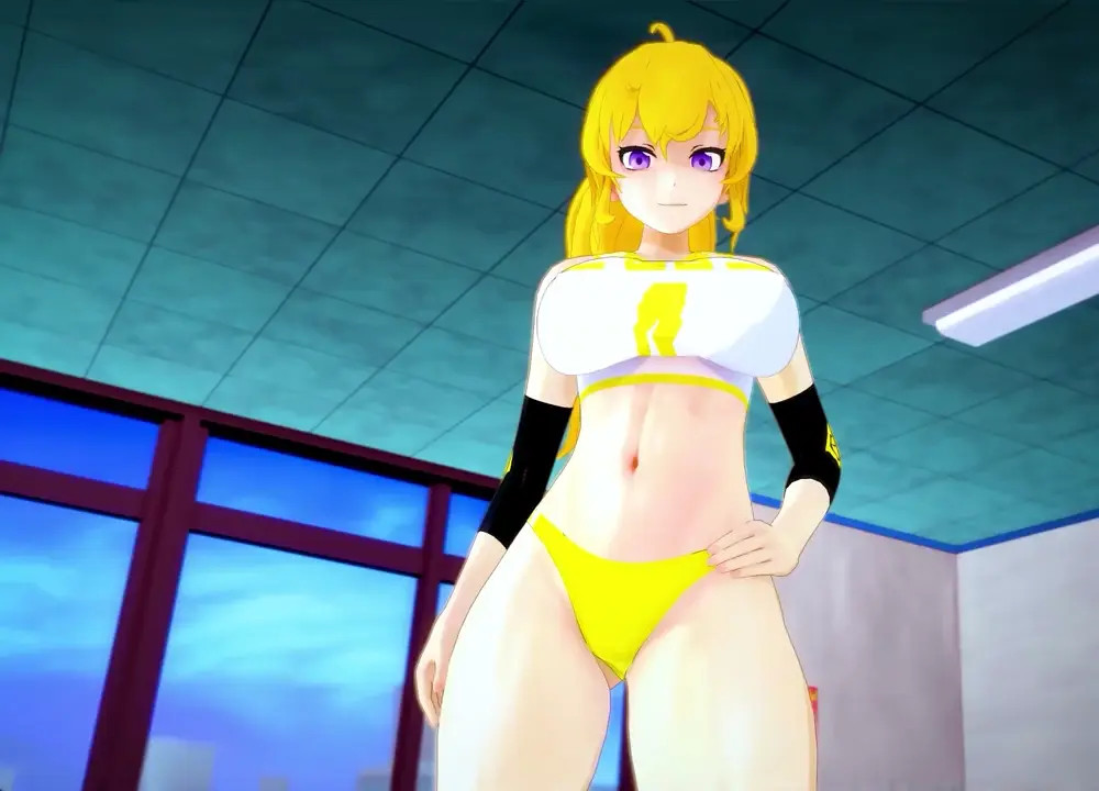 Yang Works Up a Sweat