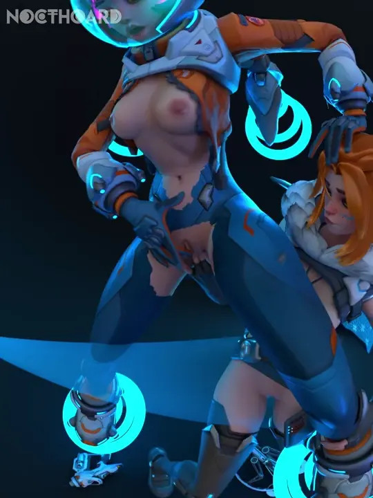 Close-up view from drons Juno and Freja