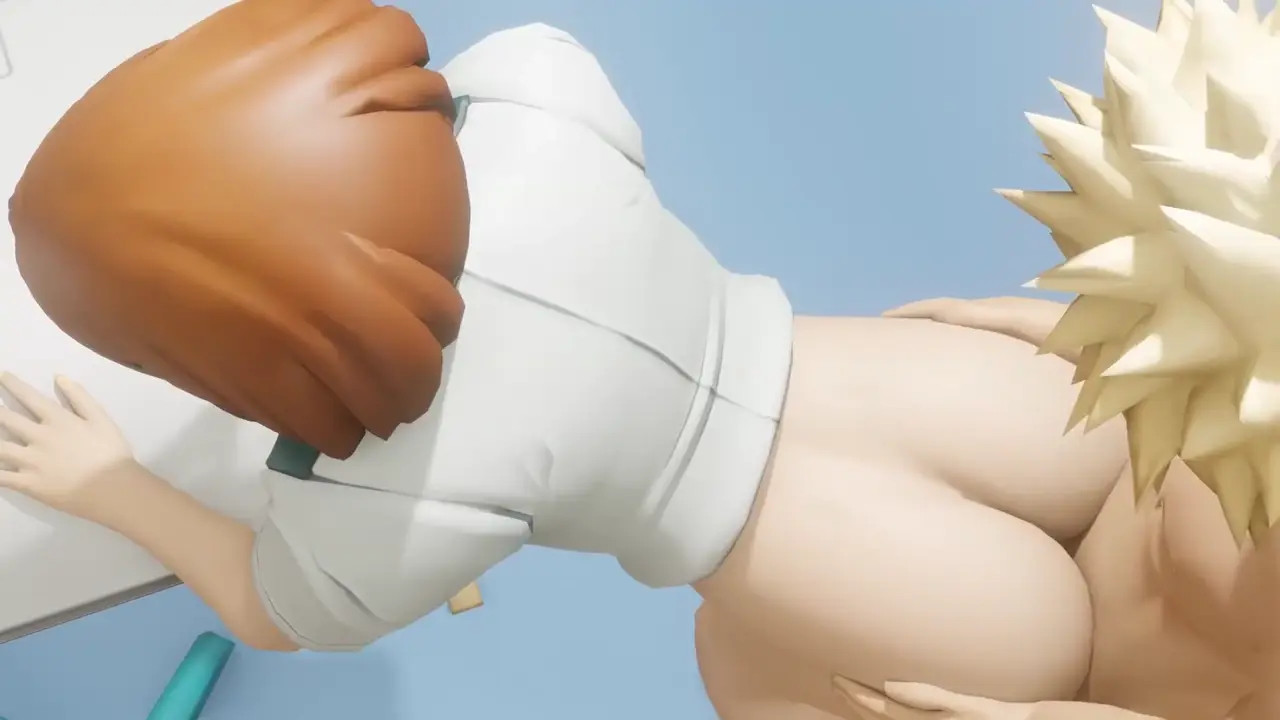 Uraraka fucking with Bakugo