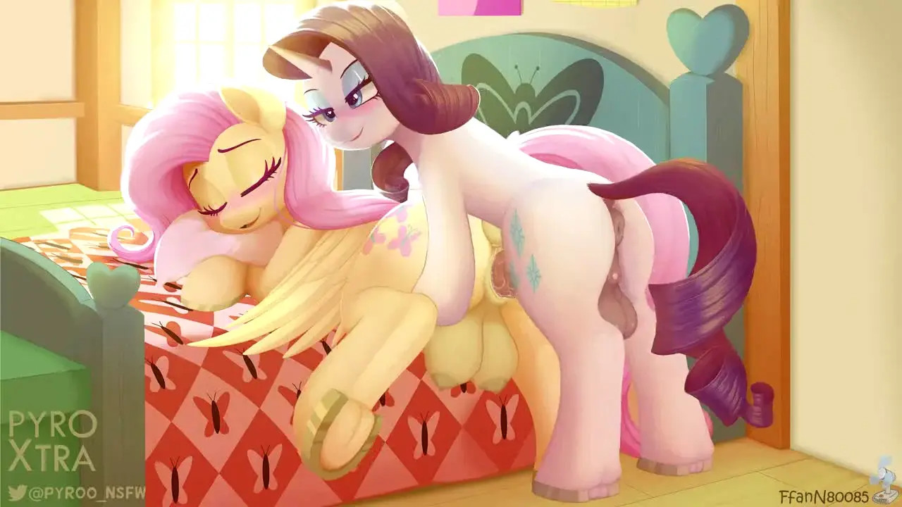FluttershyFan - Rarity impregnates Fluttershy
