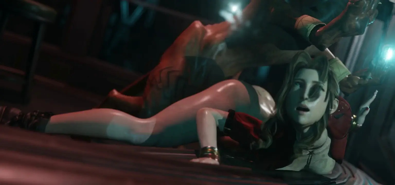 Aerith captured and fucked by Red XIII [Blueberg]