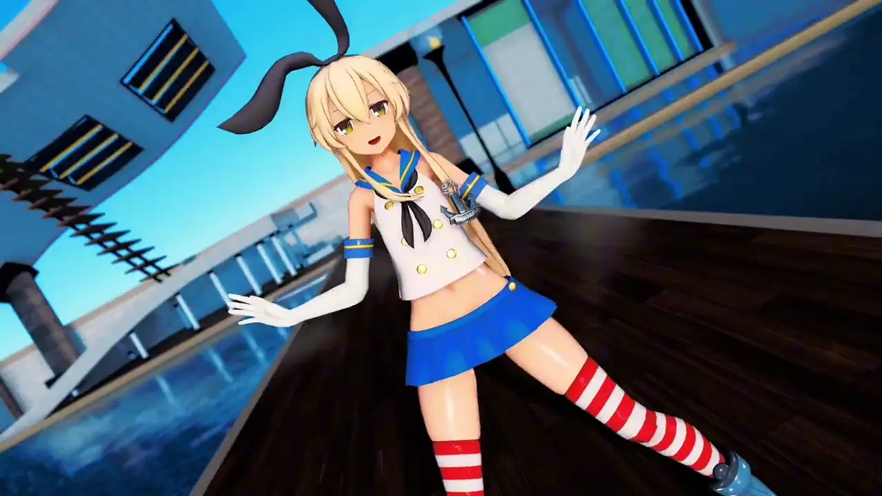 Shimakaze - Wife (ver. 2) [MMD R18] GenesisMMD