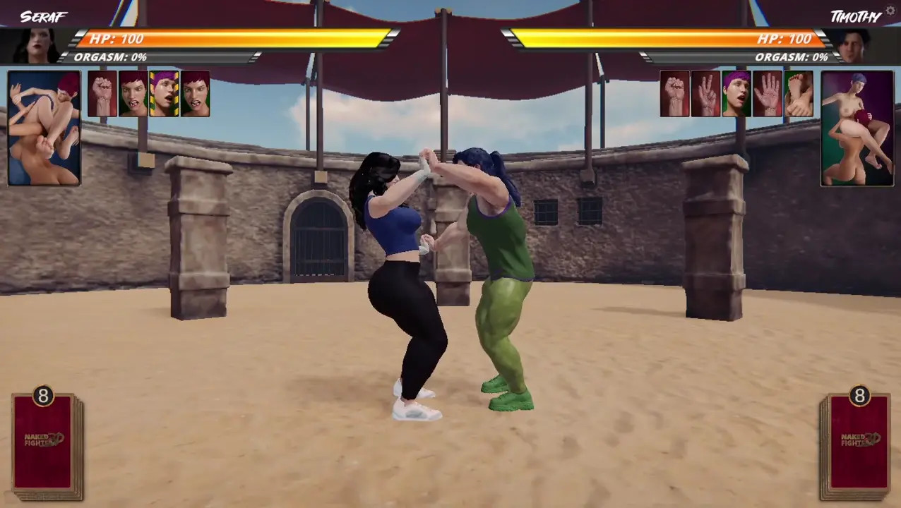Naked Fighter 3D - Seraf VS Timothy