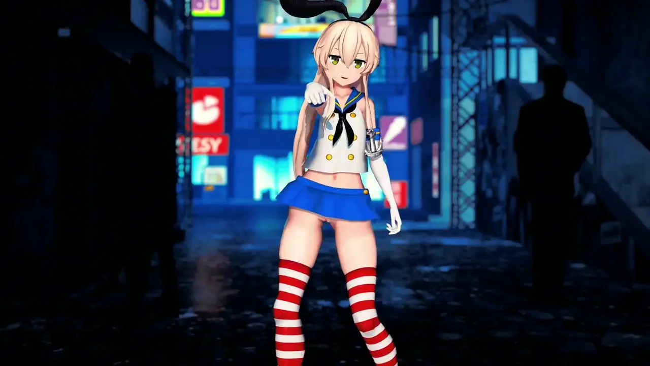 Shimakaze - Chocolate Cream [MMD R18] GenesisMMD