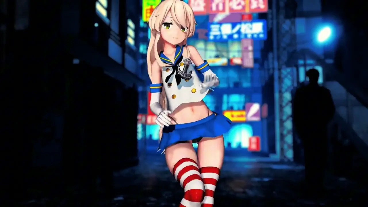 Shimakaze - Excuse me (ver. 2) [MMD R18] GenesisMMD