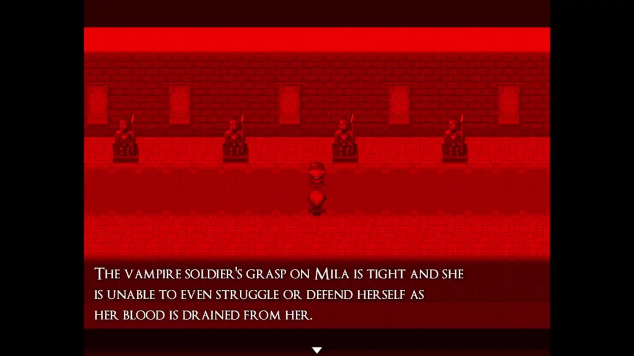 Crimson Veil Vampire Hunter Route Lose to Vampire Soldier