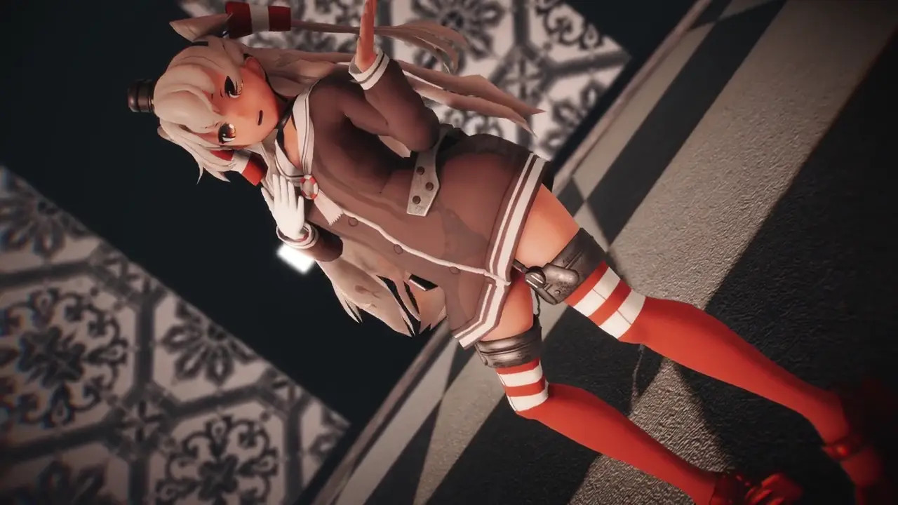 Amatsukaze Kantai Dance Girls (000MMD)