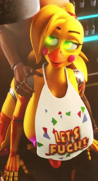 Chica Preparing for the Show [Xazter3D]