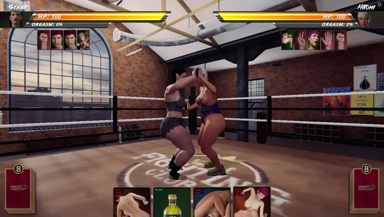 Naked Fighter 3D - Seraf VS Hitomi