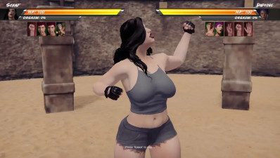 Naked Fighter 3D - Seraf VS Daphne