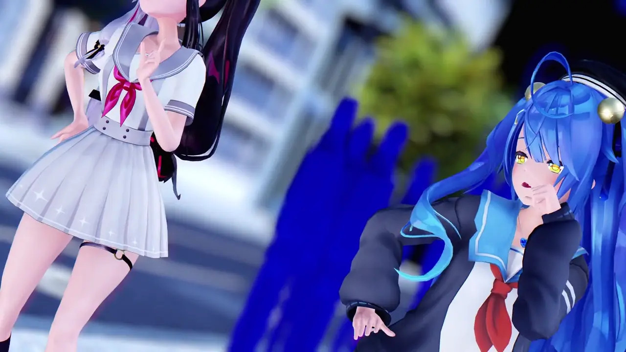 [4kmmd]Yorumi Rena Amamiya Kokoro Love me if you can Uncensored Embrassed ver
