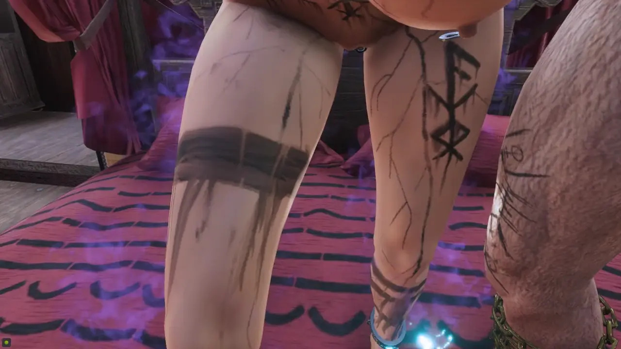 Conan Exiles spanking DD pose