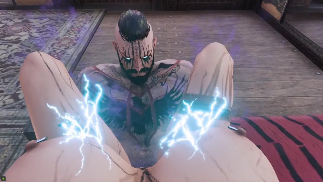 Conan Exiles fem POV lying spider DD pose