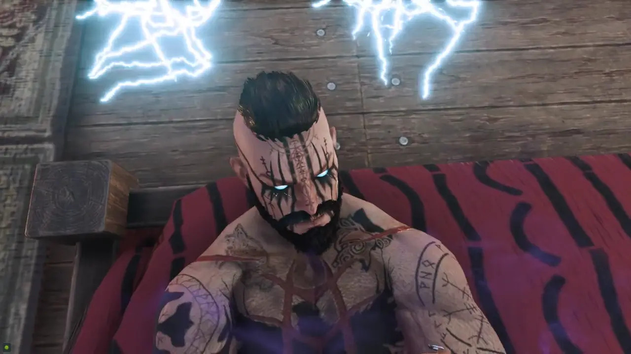 Conan Exiles fem POV cowgirl DD pose