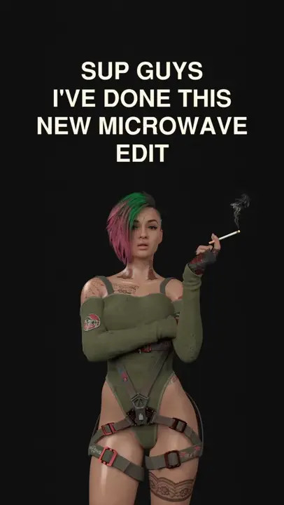 Judy Alvarez Microwave edit
