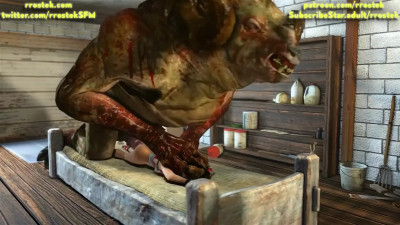 Mai Shiranui Impaled by a huge Ram Monster