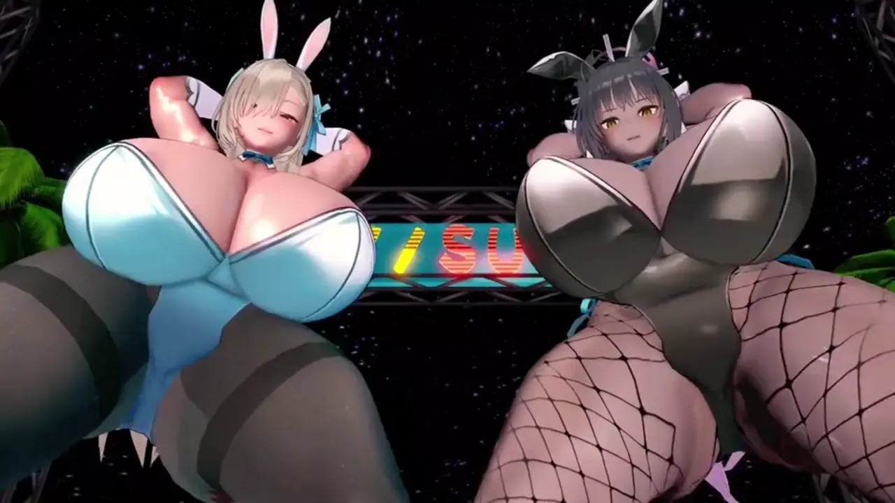 Asuna & Karin hip-swinging dance [Refi]