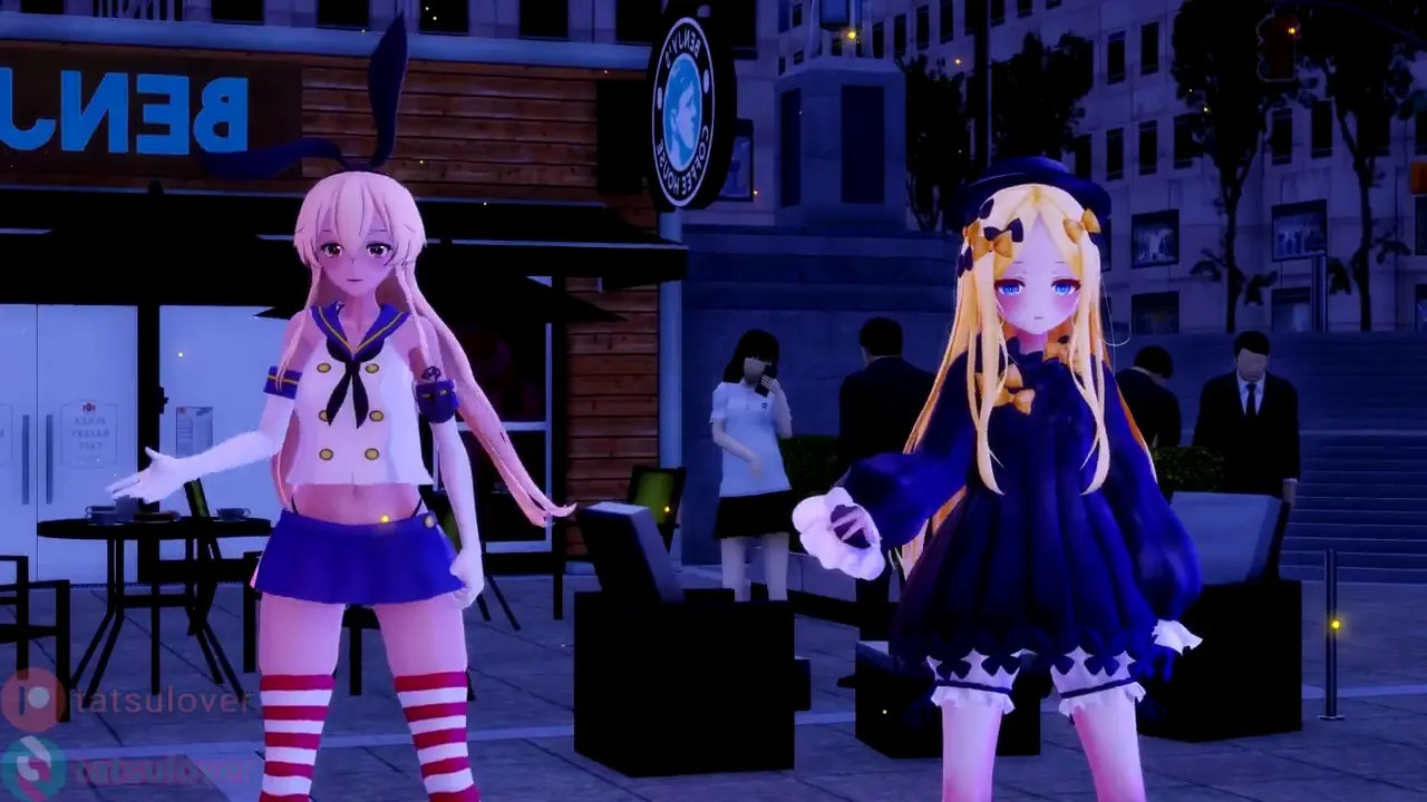 【R-18 MMD】 Laysha - Chocolate Cream - Shimakaze & Abigail Williams