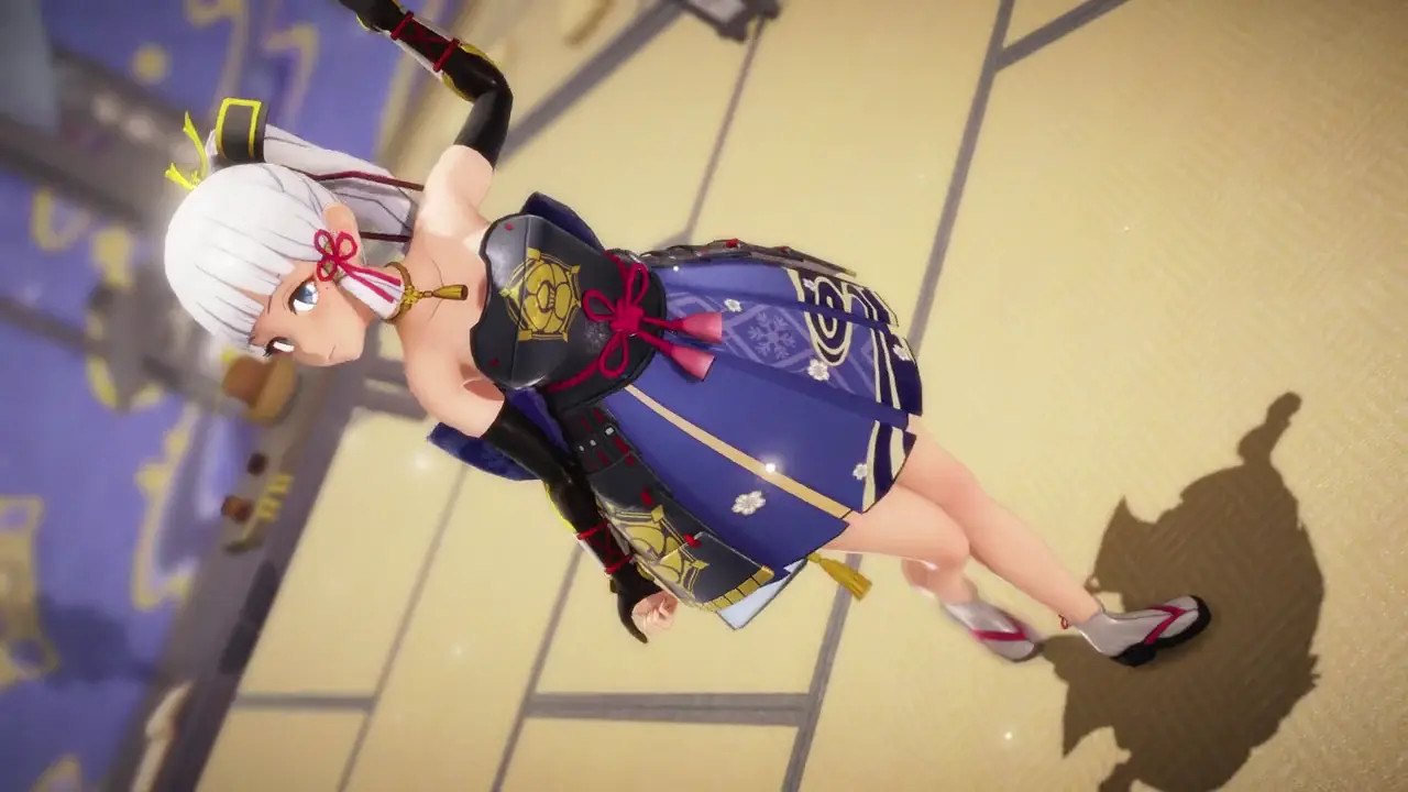 Ayaka Dance Gokuraku Jodo (000MMD)