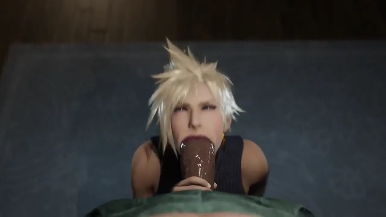 Cloud Strife Sucking Dick