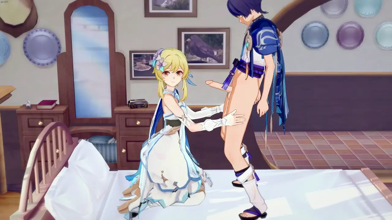 Genshin Impact Lumine 3D hentai