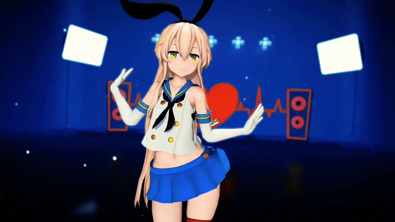 Shimakaze - Sweet Devil [MMD R18] GenesisMMD