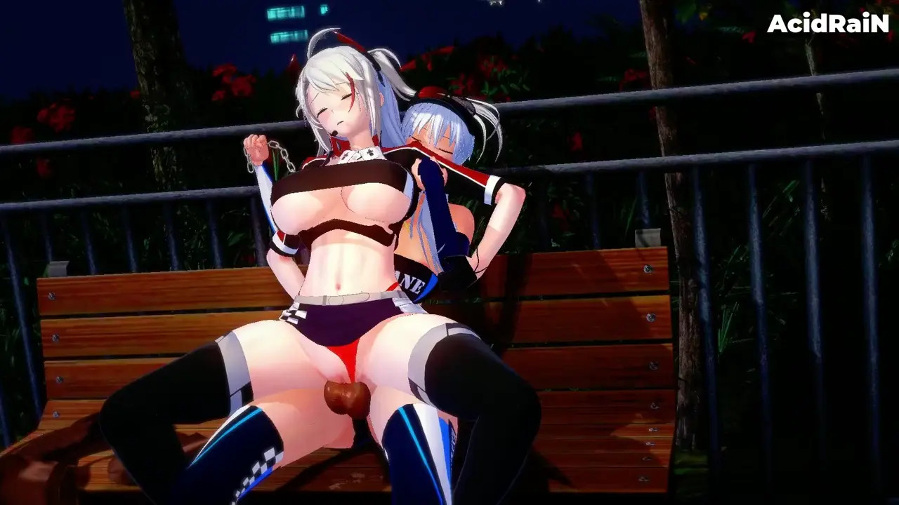 28 PrinzEugen x Enterprise Futa [音声付] 【Azurlane】