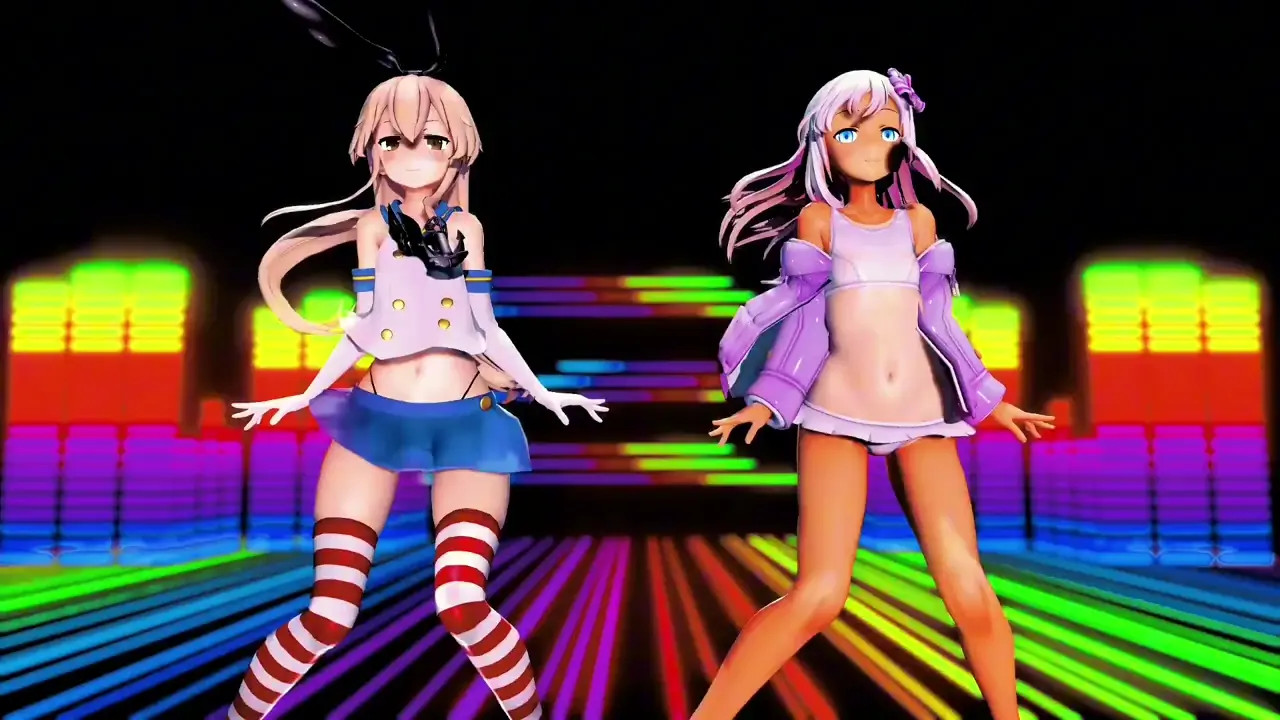 Shimakaze & Ro500 - Ghost Dance [MMD R18] GenesisMMD