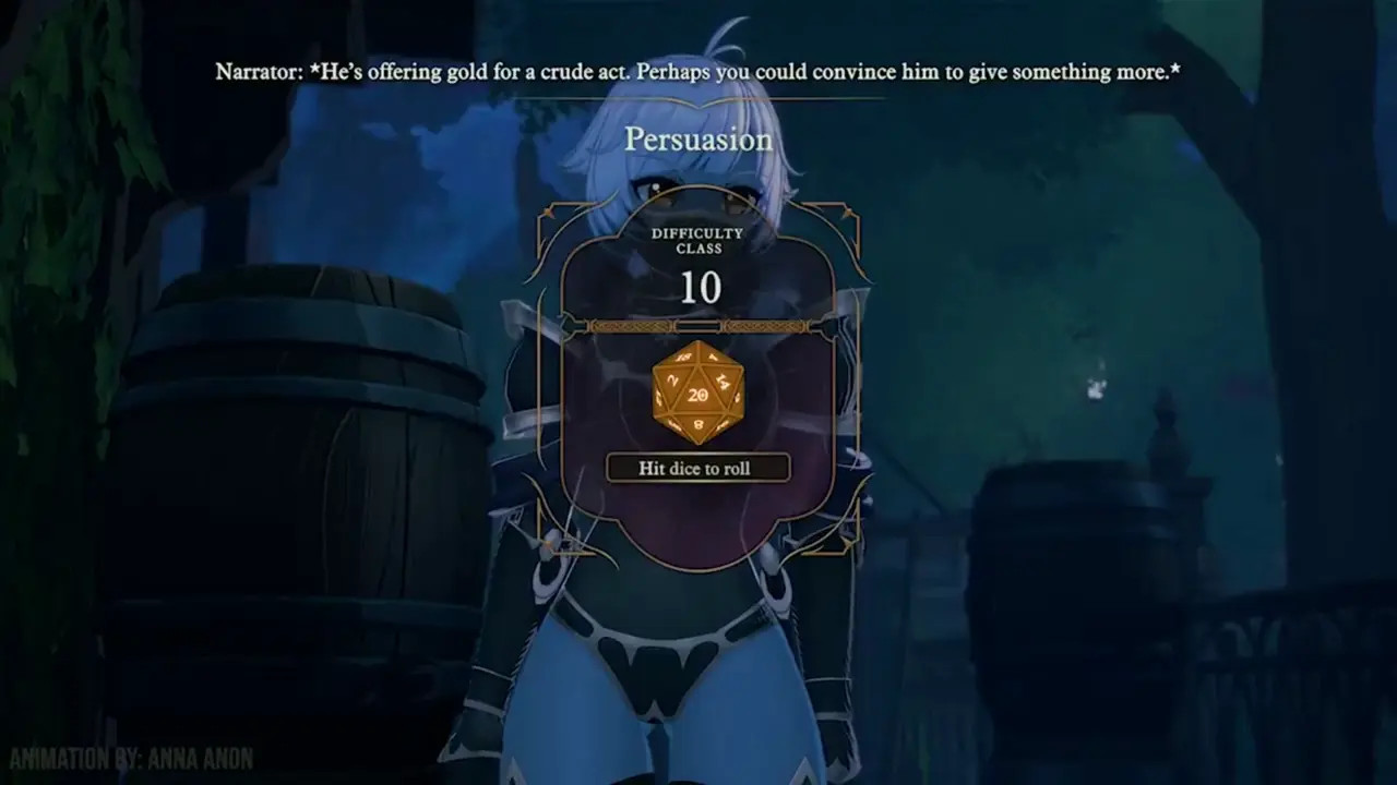 Drow BG3 [Sound effect/No VA][Anna Anon]