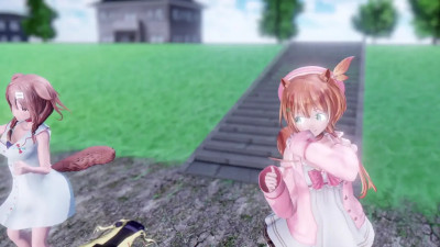 [4kmmd]Korone Risu Natsukoi Hanabi Normal ver