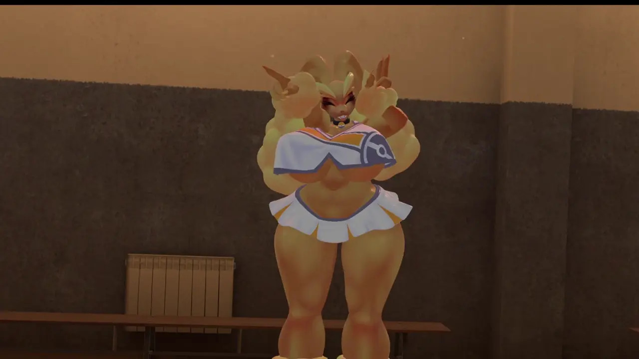 the cheer leader cheers you on