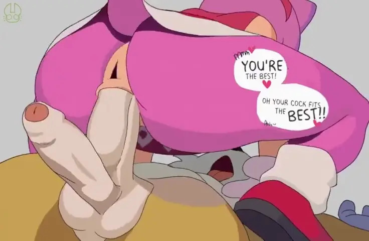 Amy Sitting on the tails