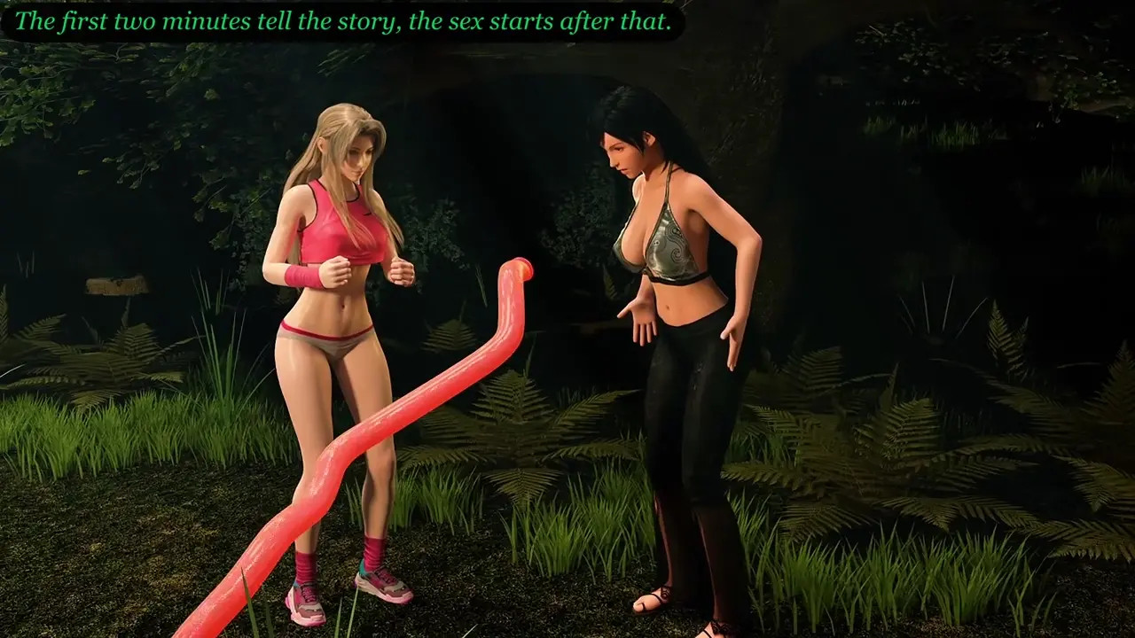 Tifa and Aerith fucked and impregnated by tentacles