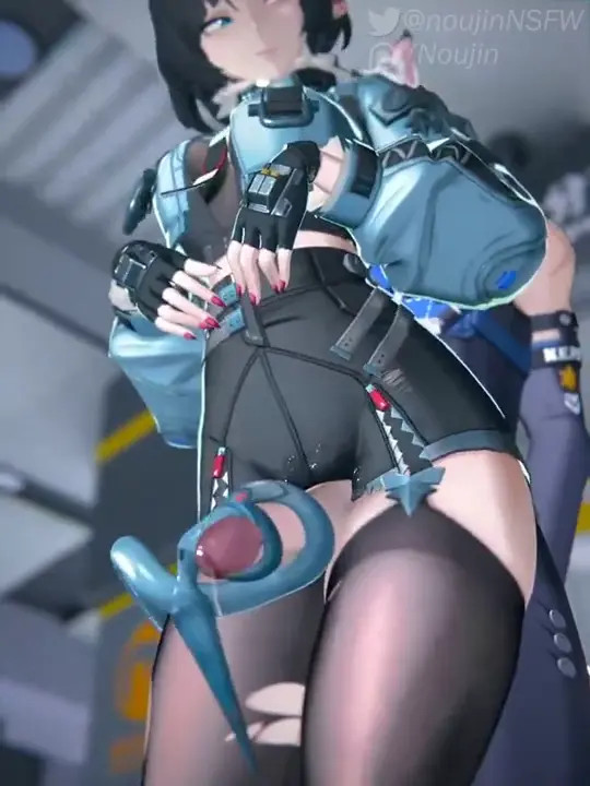 Jane Doe giving a thighjob and tailjob