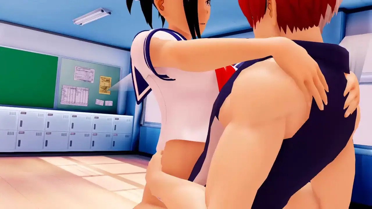 mmd - Gentleman, Momo Yaoyorozu.