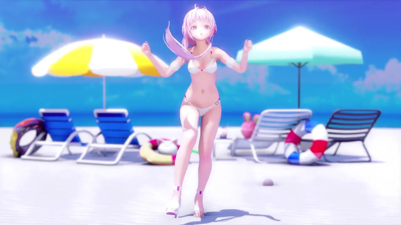 [4kmmd]Hakui Koyori Catch The Wave