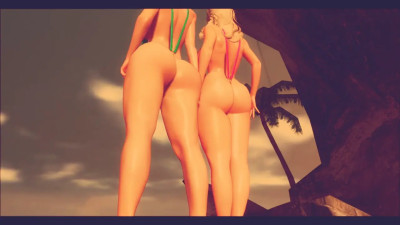 Shemale Girlfriends - Sex On The Beach