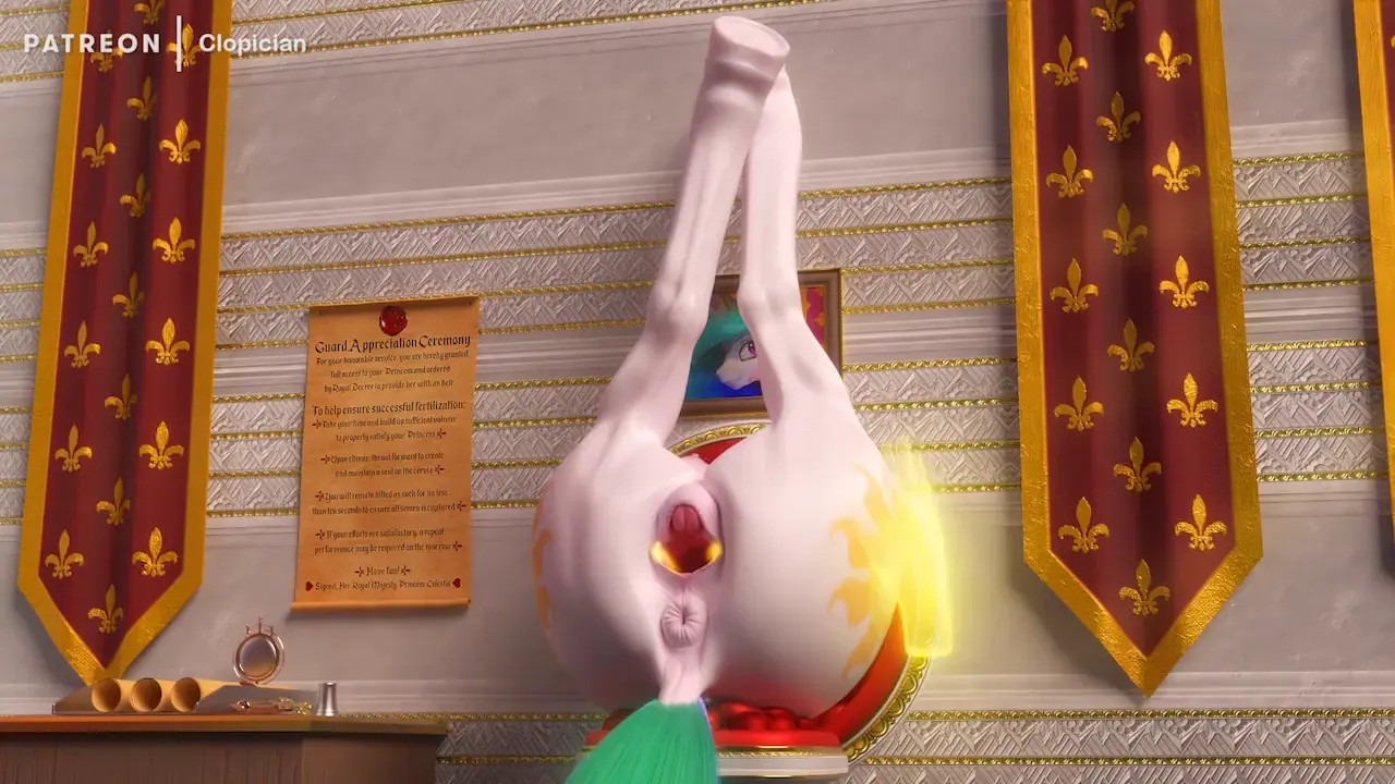 Clopician - Celestia Glory Hole Teasing