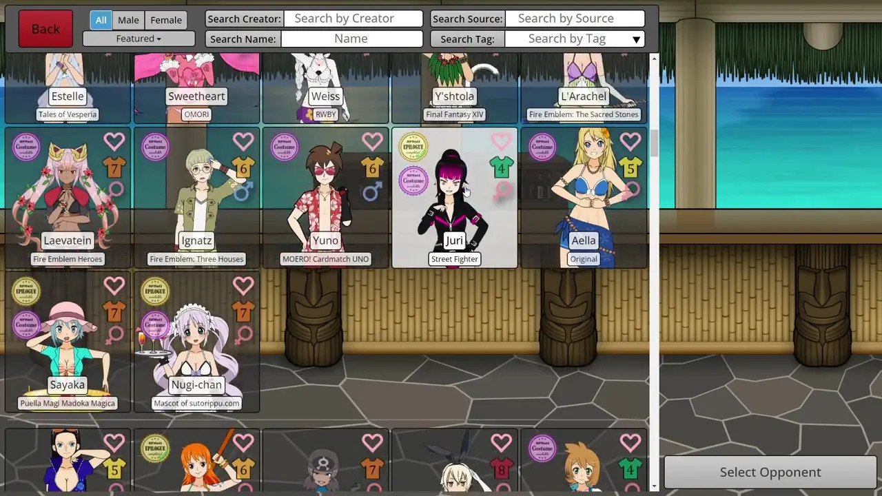 Strip Poker Night at the inventory: Summer event- Poke girls