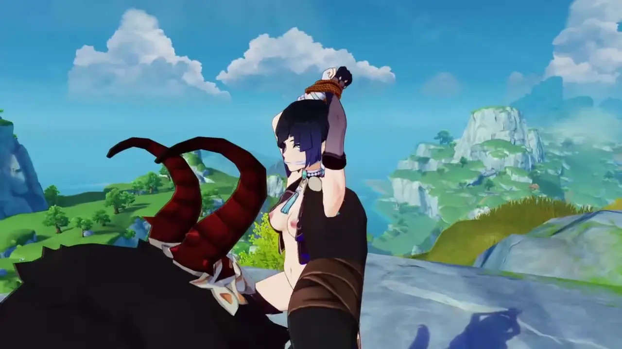 Yelan x Giant Cock Animated Mod