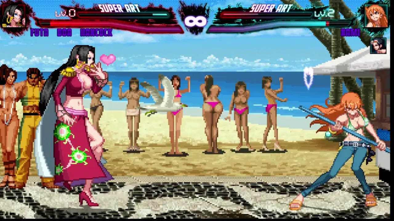 Futa Boa Hancock vs Nami&Robin